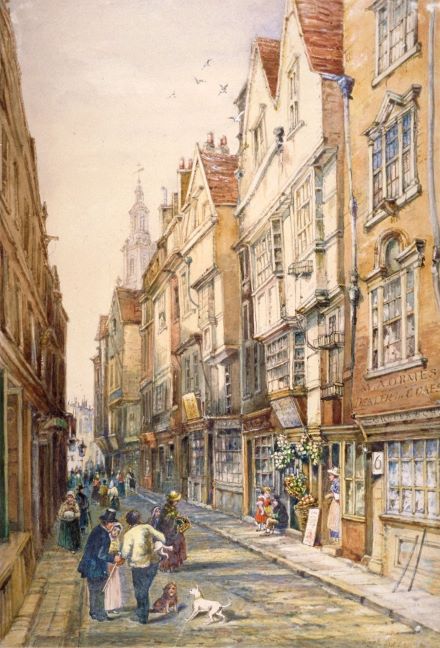 Wych Street 1870 by Samuel Read